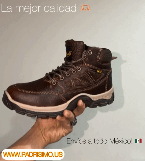 Bota de Piel VERETLI Casual Outdoor Cáfe 815