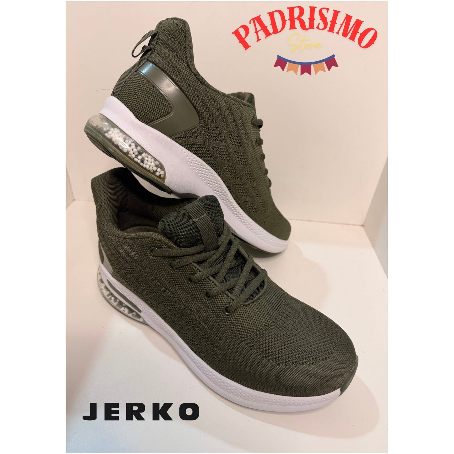 Tenis JERKO Verde Olivo  023W