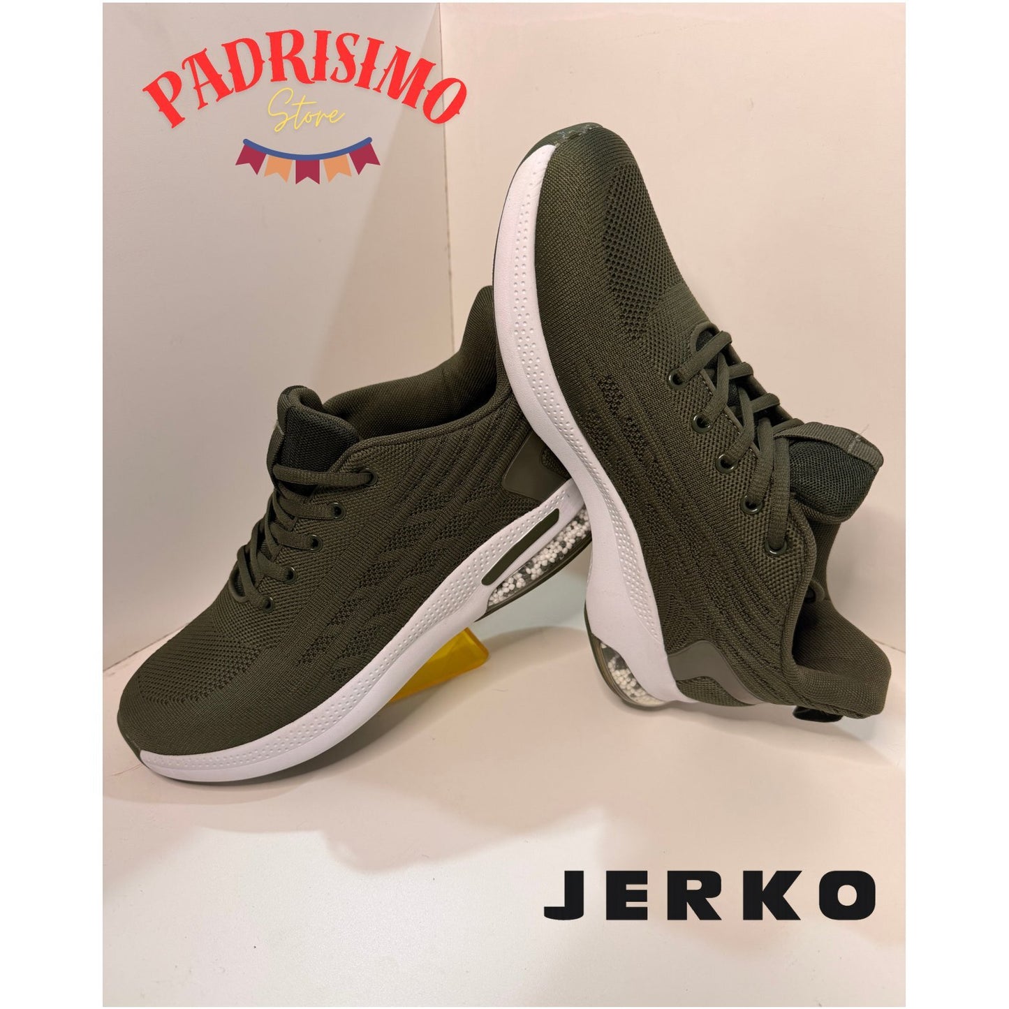 Tenis JERKO Verde Olivo  023W