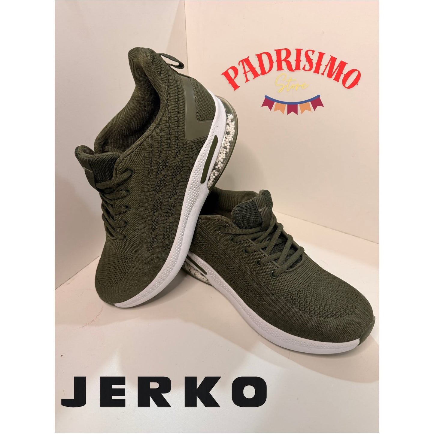 Tenis JERKO Verde Olivo  023W